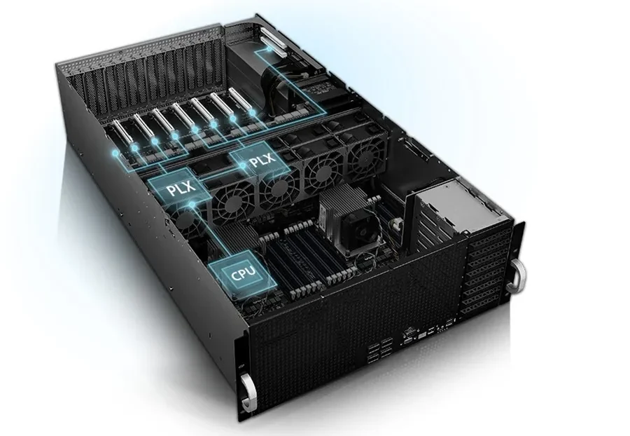 انواع سرورهای GPU بر اساس برند و سخت افزار - ASUS GPU Servers