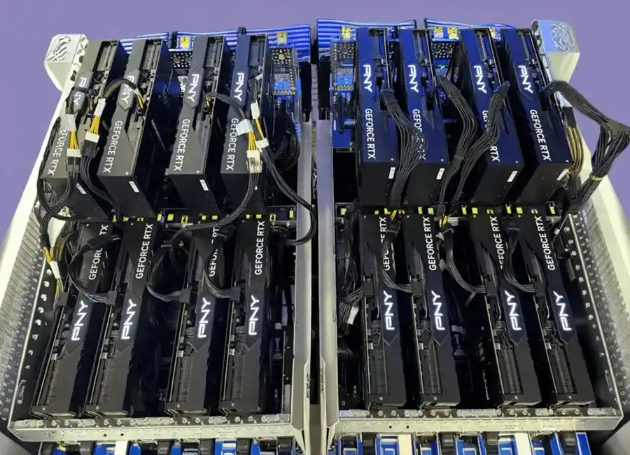 انواع سرورهای GPU بر اساس نوع کارت گرافیک - کارت گرافیک سازمانی دیتاسنتری