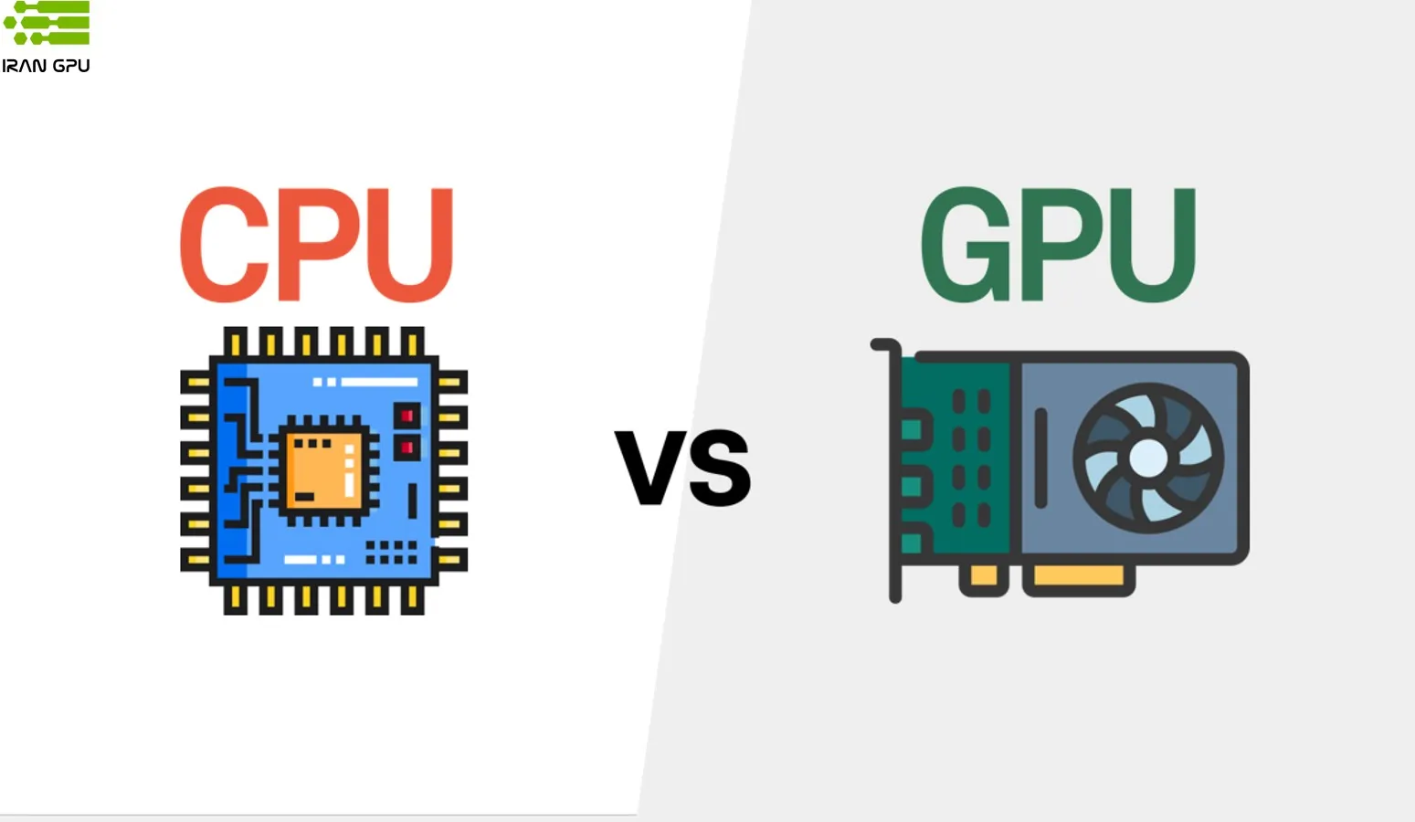 تفاوت GPU و CPU