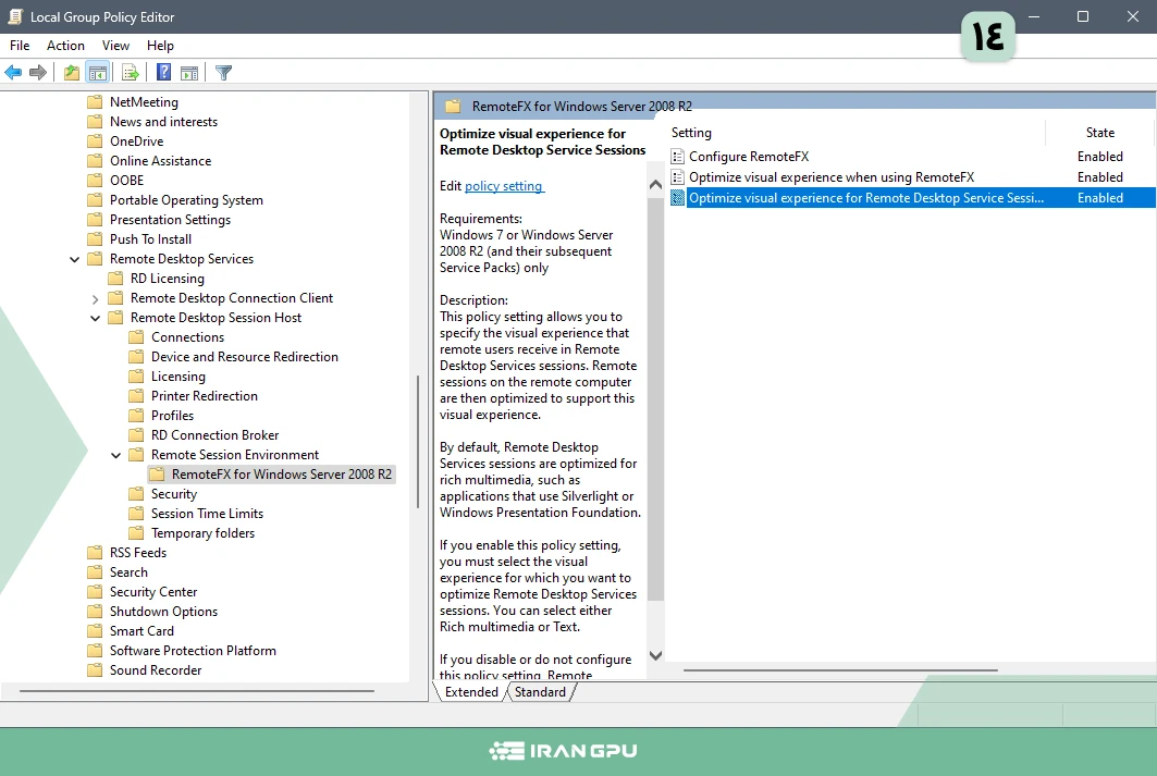 روش فعالسازی GPU